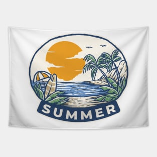 Summer - Hidden Paradise Tapestry