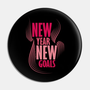 New Year New Goals!! Pink Pin