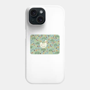 Duck in Field of Flowers Phone Case