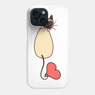 Love Siamese Cat Phone Case