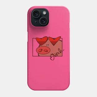 Oink red Phone Case