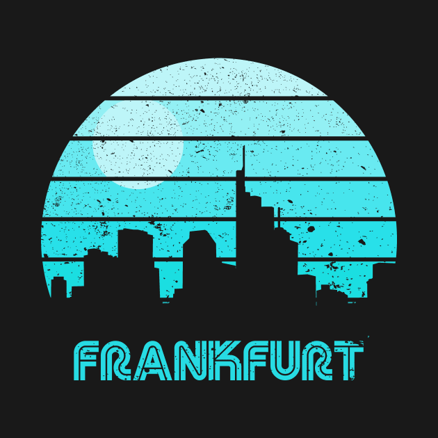 Retro Sunset Frankfurt by rojakdesigns