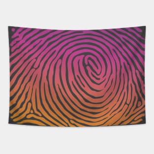 Finger print Colorful Tapestry