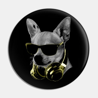 Dj Chihuahua Bling Pin