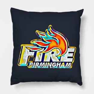 Birmingham Fire Football Pillow