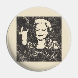 Retro Betty Rocks Pin