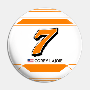 Corey LaJoie #7 2023 NASCAR Design Pin