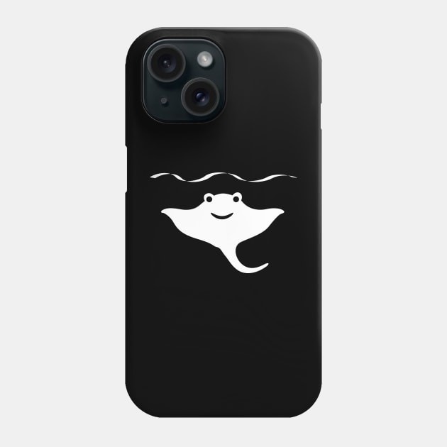 Newborn Contrast Stingray design Phone Case by Ottie and Abbotts