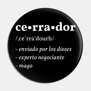 Definicion de Cerrador Pin