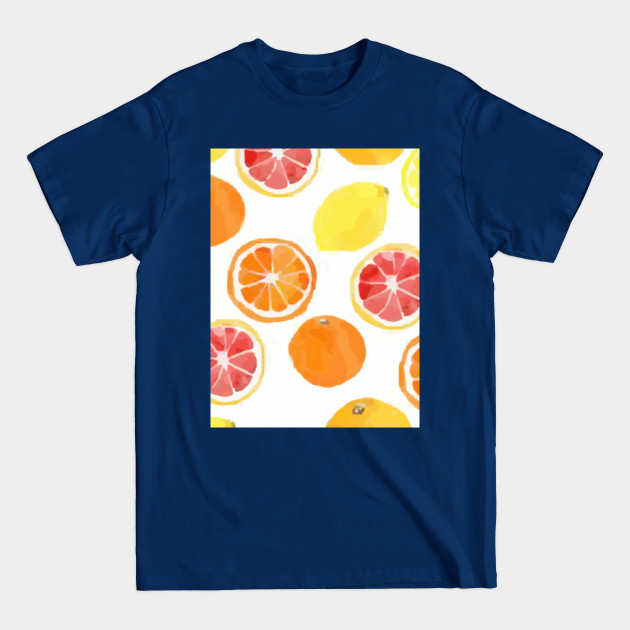 Disover Pattern Vector Watercolor - Tropical Fruits - T-Shirt