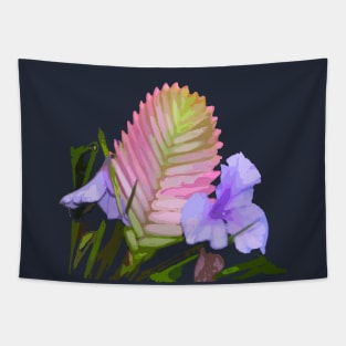 Pink Quill, Blue Flowered Torch,Tillandsia Tapestry