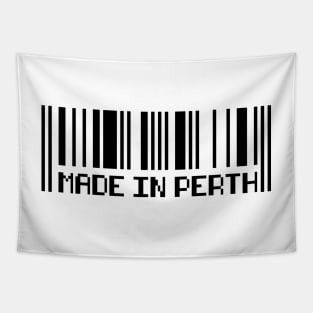 Made in Perth city barcode Australia Tapestry