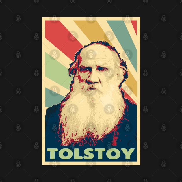 Leo Tolstoy Vintage Colors by Nerd_art