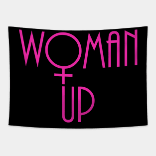 Woman Up Tapestry