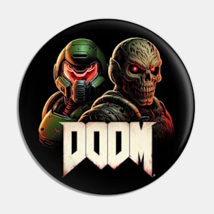 Doom Guy and Demon Pin