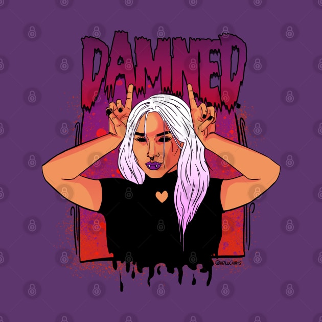 Damned Girl by @akaluciarts