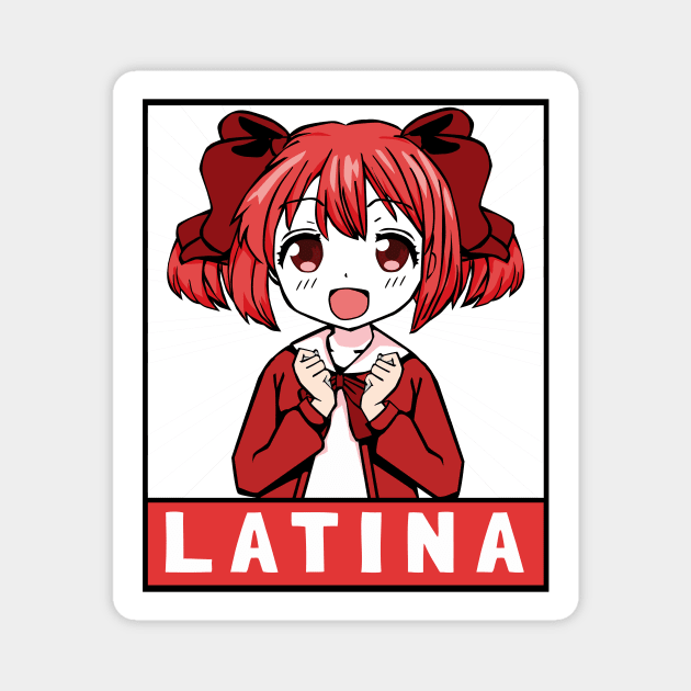 If It's for My Daughter, I'd Even Defeat a Demon Lord - Latina Poster Magnet by Dokey4Artist