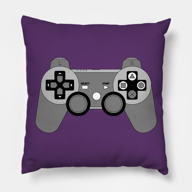 Video Game Inspired Console Playstation 3 Dualshock Gamepad Pillow by rayrayray90