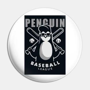 Penguin Baseball Tribute - Penguin Baseball League - Baseball Gift Pin