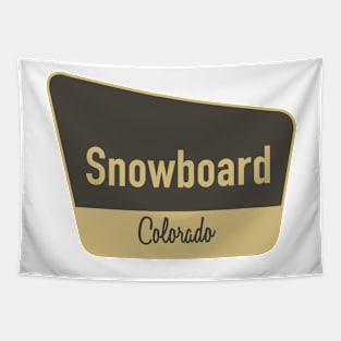 Snowboard Colorado Tapestry