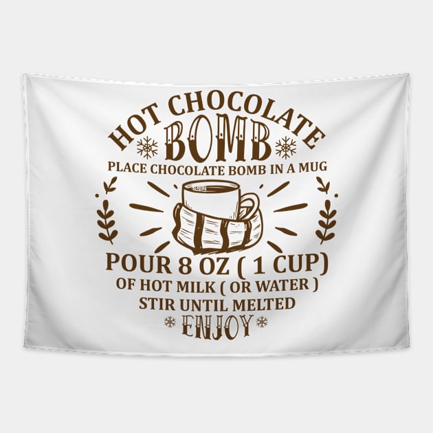 Hot Chocolate Tapestry by Lifestyle T-shirts