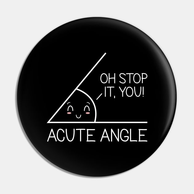 Acute Angle Pin by LuckyFoxDesigns