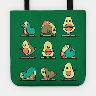 Avocado Yoga for Kids Tote