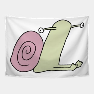 Cute snail Tapestry