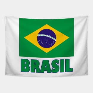 The Pride of Brasil (Brazil) - Brazilian Flag Design Tapestry