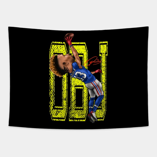 Odell Beckham Exclusive Tapestry by kiratata