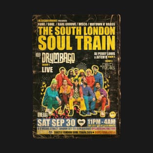 POSTER TOUR - SOUL TRAIN THE SOUTH LONDON 170 T-Shirt