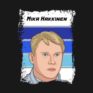 Mika Hakkinen Illustration Tribute T-Shirt