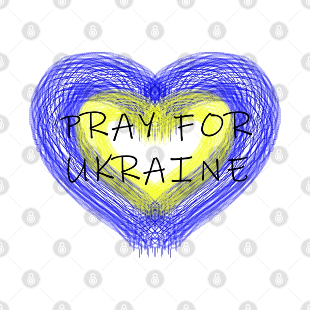 Pray For Ukraine Ukrainian by Ankerd