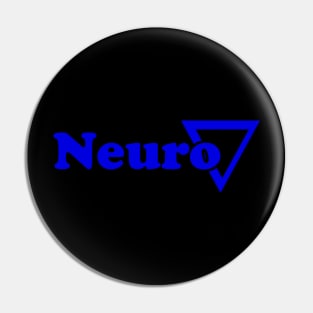 Neurodivergent -  Neuro Divergence Nabla Math Geek Pin