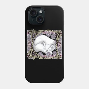 Dreaming White Fox Phone Case