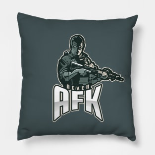 Never AFK Pillow