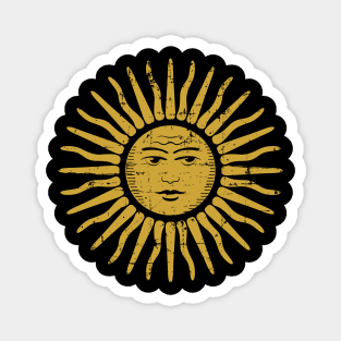 Sol de Mayo - Bandera de Argentina Magnet