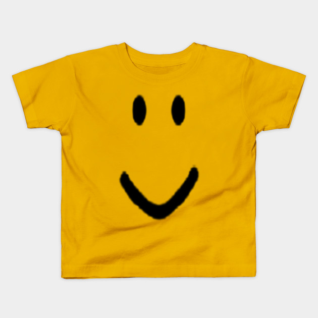Roblox Halloween Noob Face Costume Roblox Kids T Shirt Teepublic - yellow roblox face