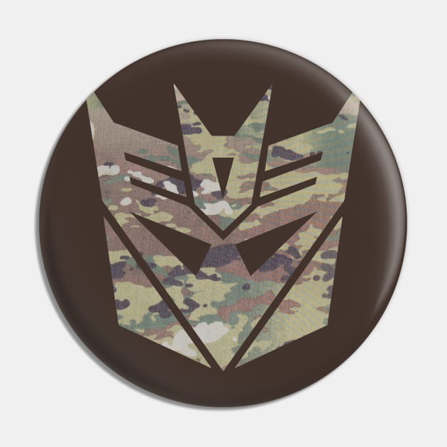 Decepticon Camo-Bonecrusher Pin by Ironmatter