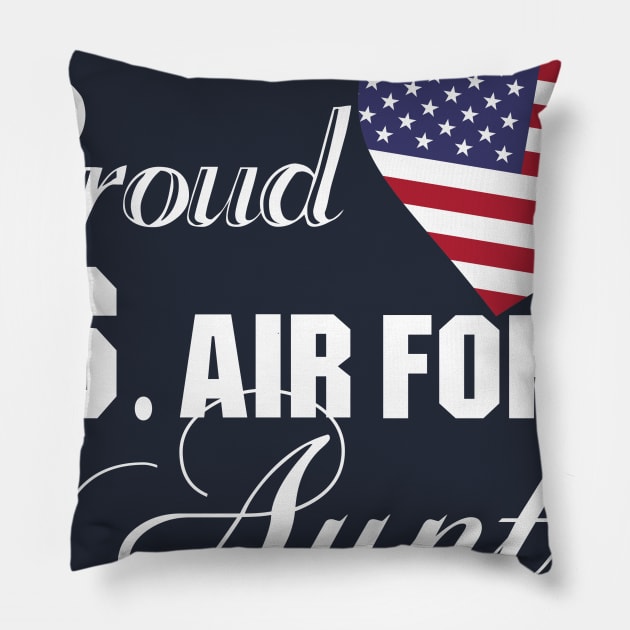 Best Gift for Aunt - Proud U.S. Air Force Aunt Pillow by chienthanit