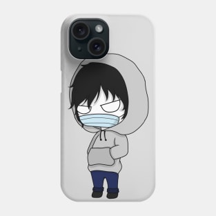 creepypasta jeff the killer chibi Phone Case