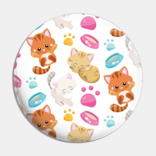 Pattern Of Cats, Cute Cats, Kitty, Kittens, Paws Pin