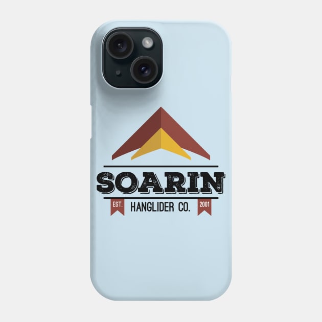 Soarin' Hang Gliders (version 1) Phone Case by duckandbear