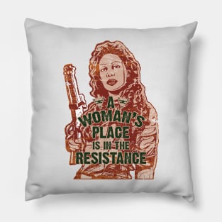 A Woman's Place Pillow