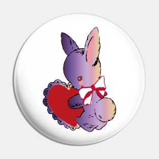 fluffy baby bunny Pin