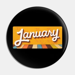 January Pin