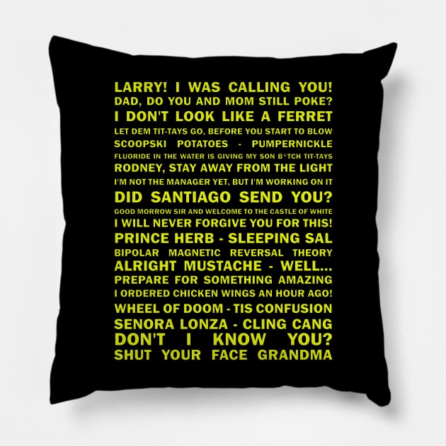 Impractical Jokers Pillow by RainbowAndJackson