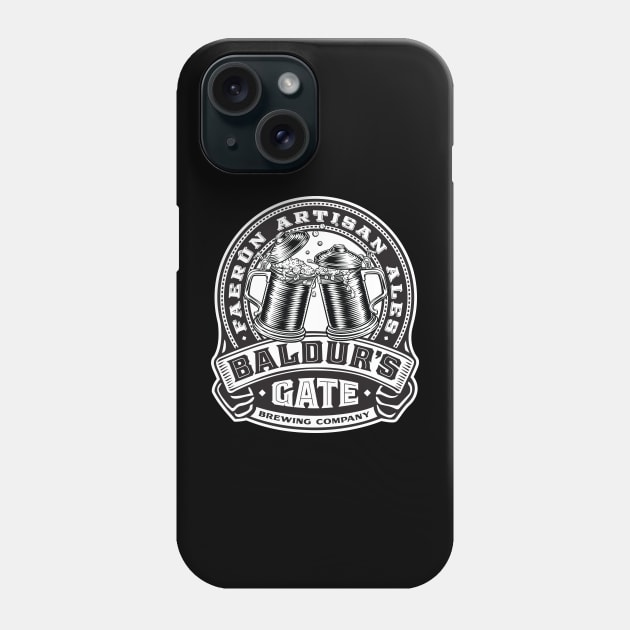 Baldur's Gate Brewing Company Phone Case by MindsparkCreative