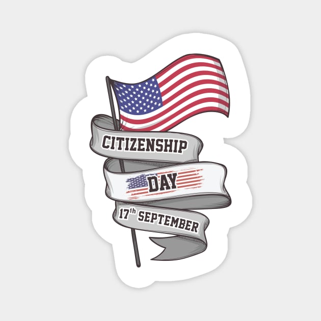 Citizenship day Magnet by RK.shirts