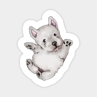 Puppy Westie Extra Cute Magnet